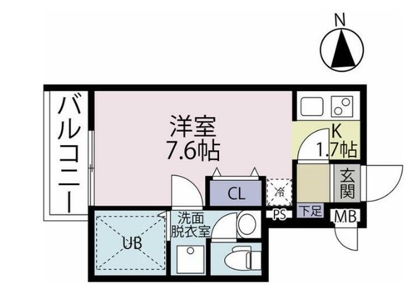 liberty長町南の物件間取画像